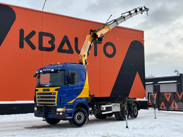 Image of Scania R420 EFFER 315/8S + WINCH YEAR 2015 ! / CABLE LIFT L=5208 mm 309kW