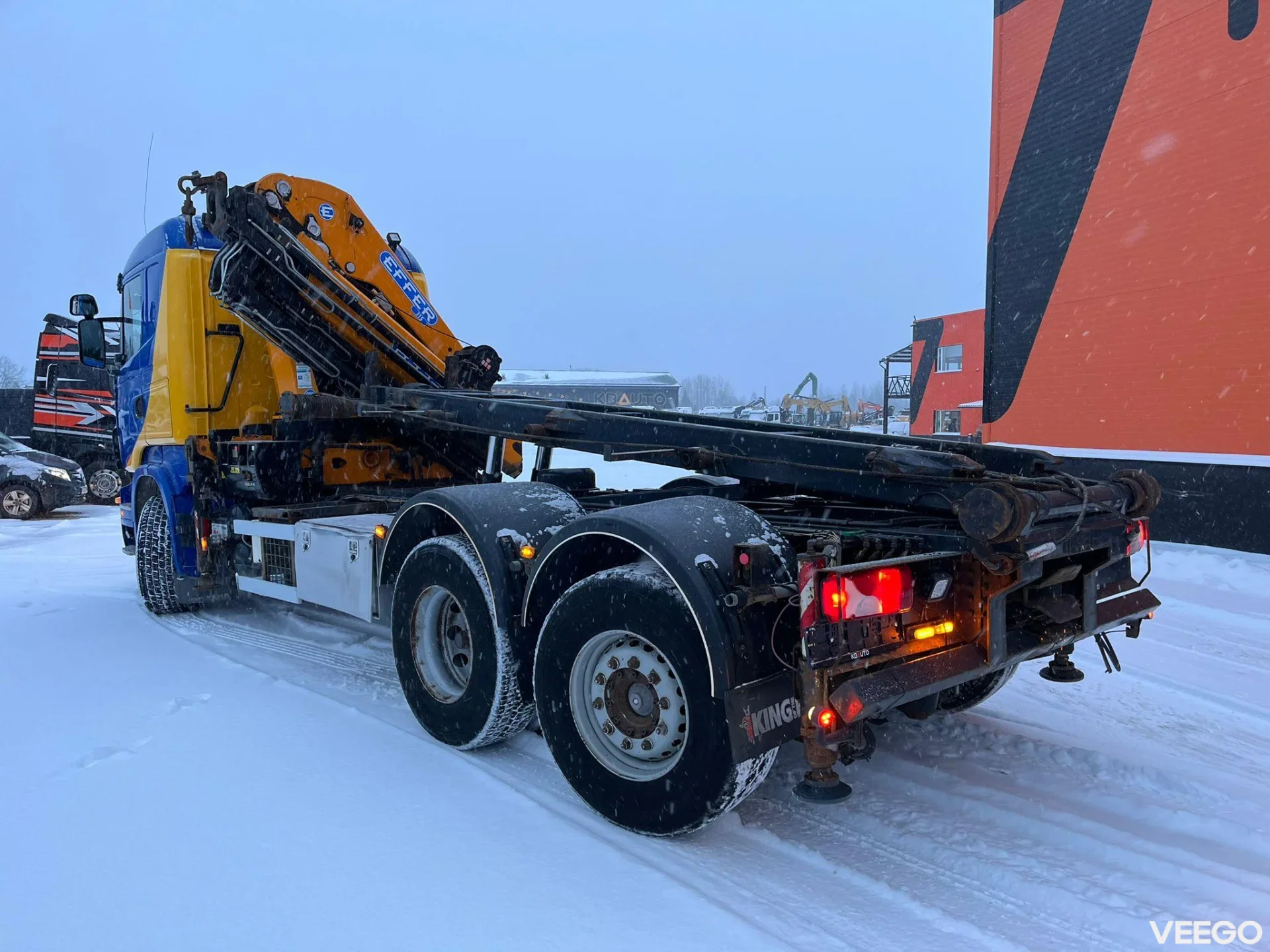 Scania R420 EFFER 315/8S + WINCH YEAR 2015 ! / CABLE LIFT L=5208 mm 309kW