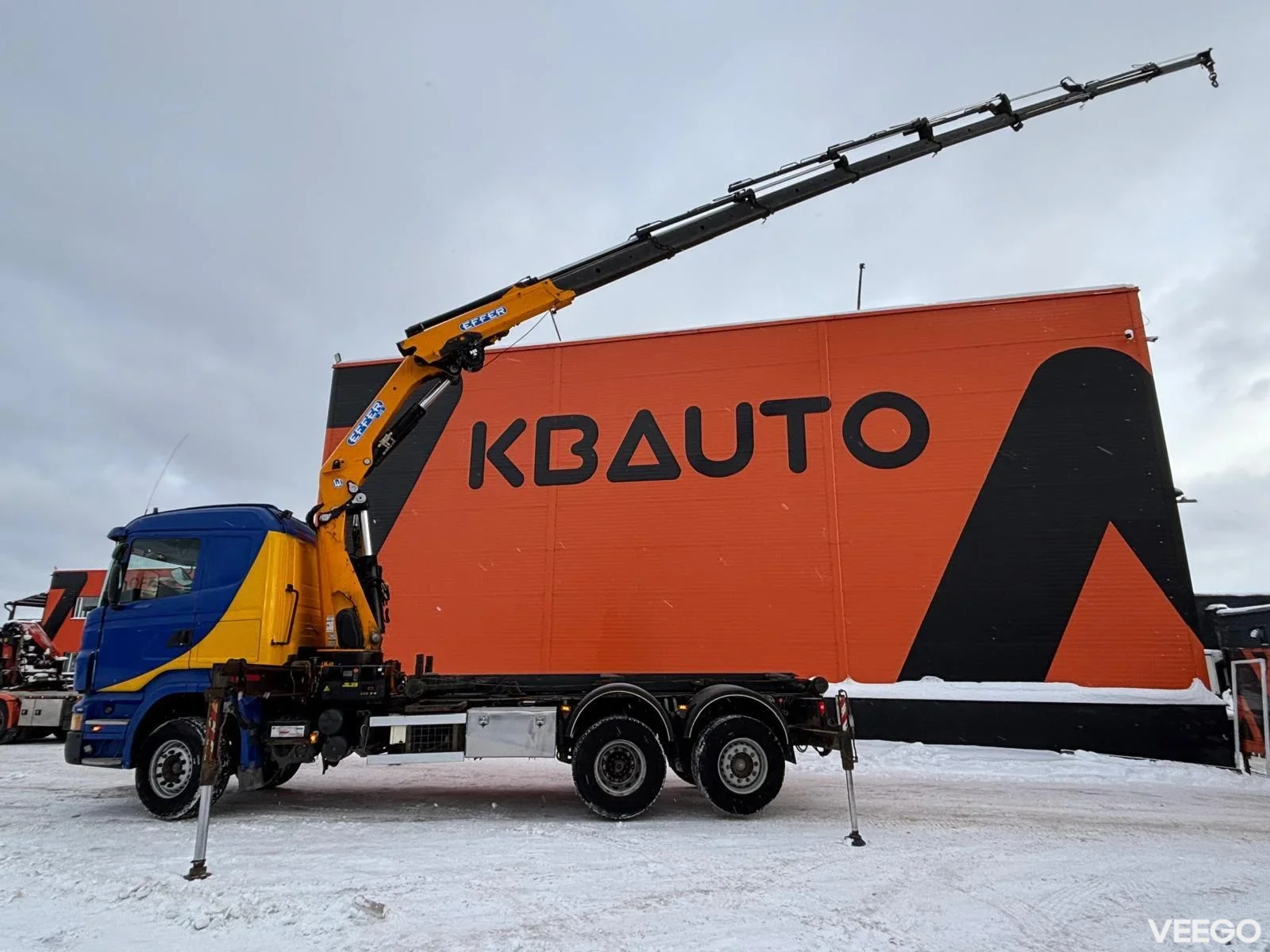 Scania R420 EFFER 315/8S + WINCH YEAR 2015 ! / CABLE LIFT L=5208 mm 309kW