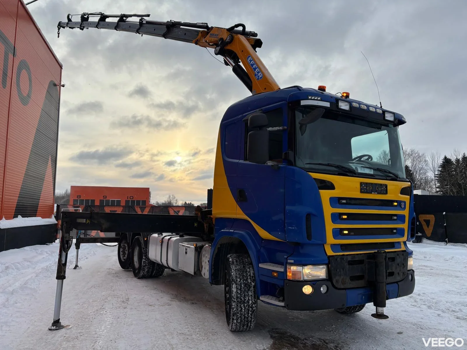 Scania R420 EFFER 315/8S + WINCH YEAR 2015 ! / CABLE LIFT L=5208 mm 309kW