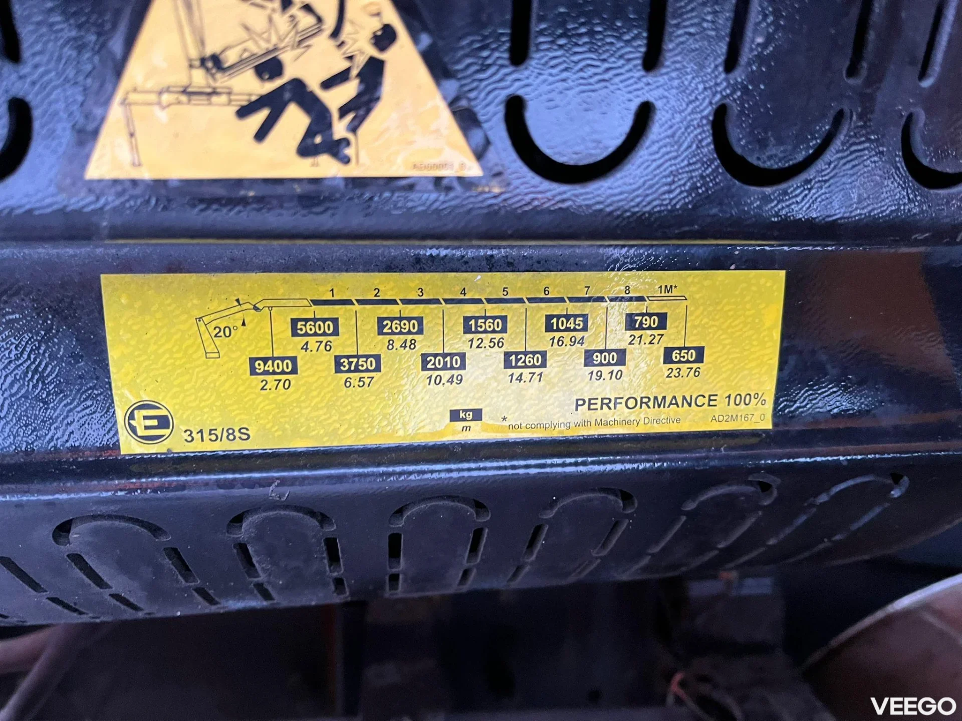 Scania R420 EFFER 315/8S + WINCH YEAR 2015 ! / CABLE LIFT L=5208 mm 309kW