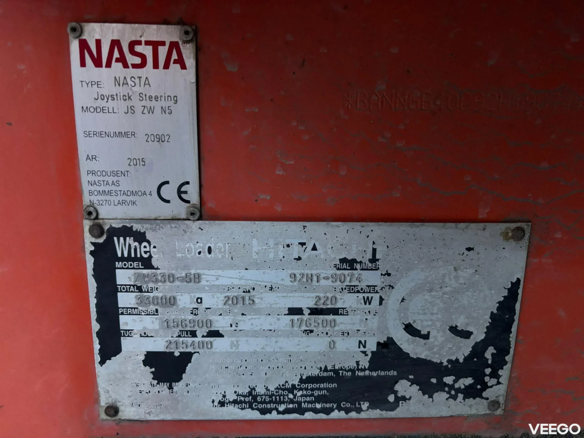 Hitachi ZW330-5B 5500 l BUCKET 220kW