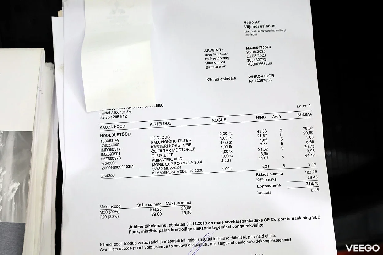 Mitsubishi ASX 1.6 86kW