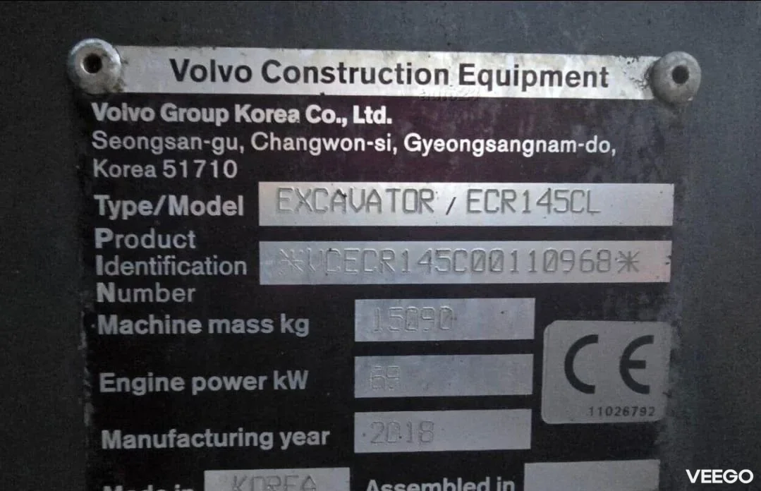 Volvo ECR 145CL 69kW