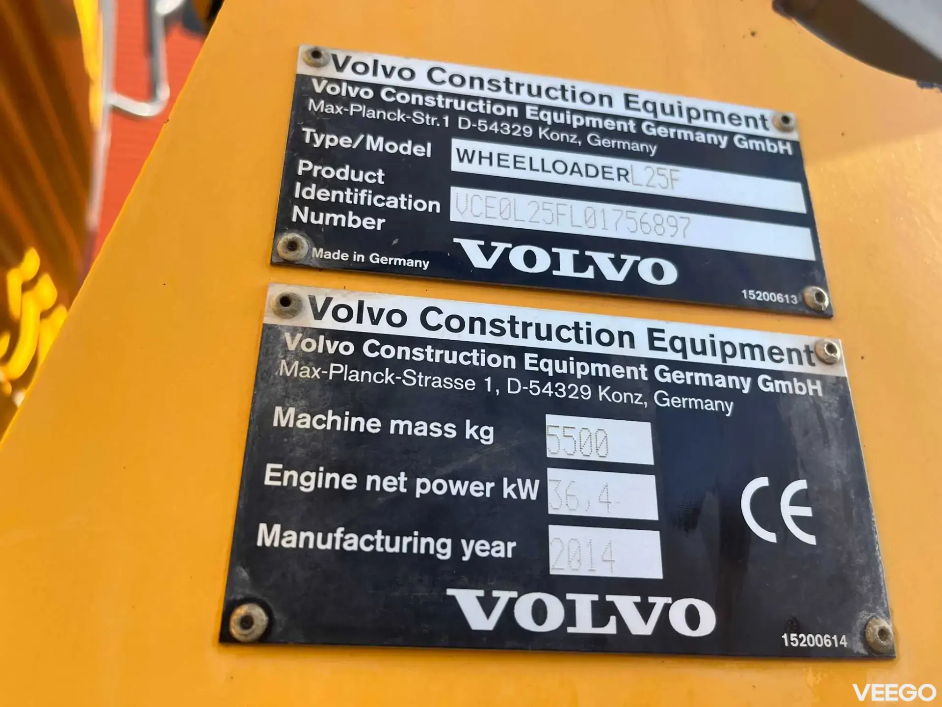 Volvo L-Series BUCKET & FORKS 36kW