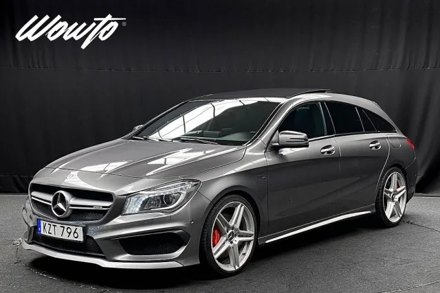 Image of Mercedes-Benz CLA 45 AMG SB 4Matic 381HK/Pano/H/K/Navi/4.95% 280kW