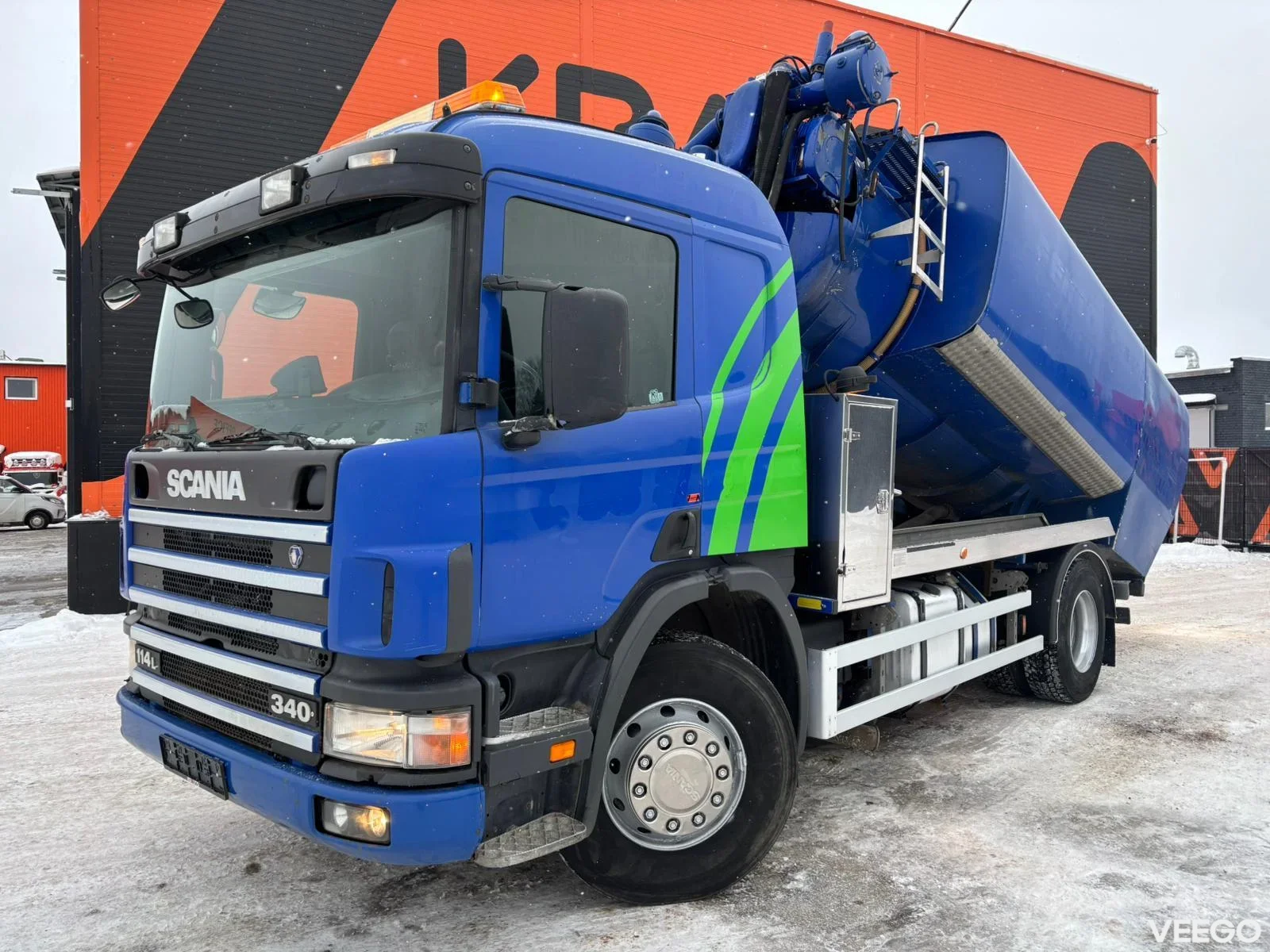 SCANIA P340 ADR TANK 7000 l / VACUUM Jurop PR200 / PRESSURE Pratissoli MS55 125 bar / 318 l/min 221kW