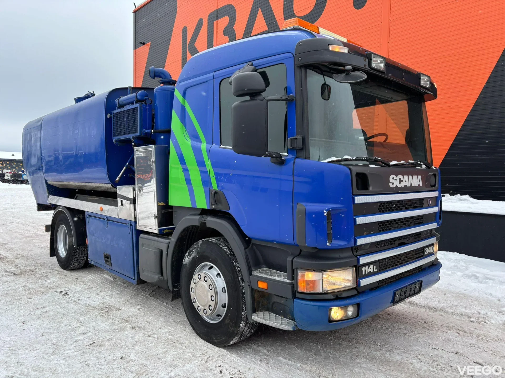 SCANIA P340 ADR TANK 7000 l / VACUUM Jurop PR200 / PRESSURE Pratissoli MS55 125 bar / 318 l/min 221kW