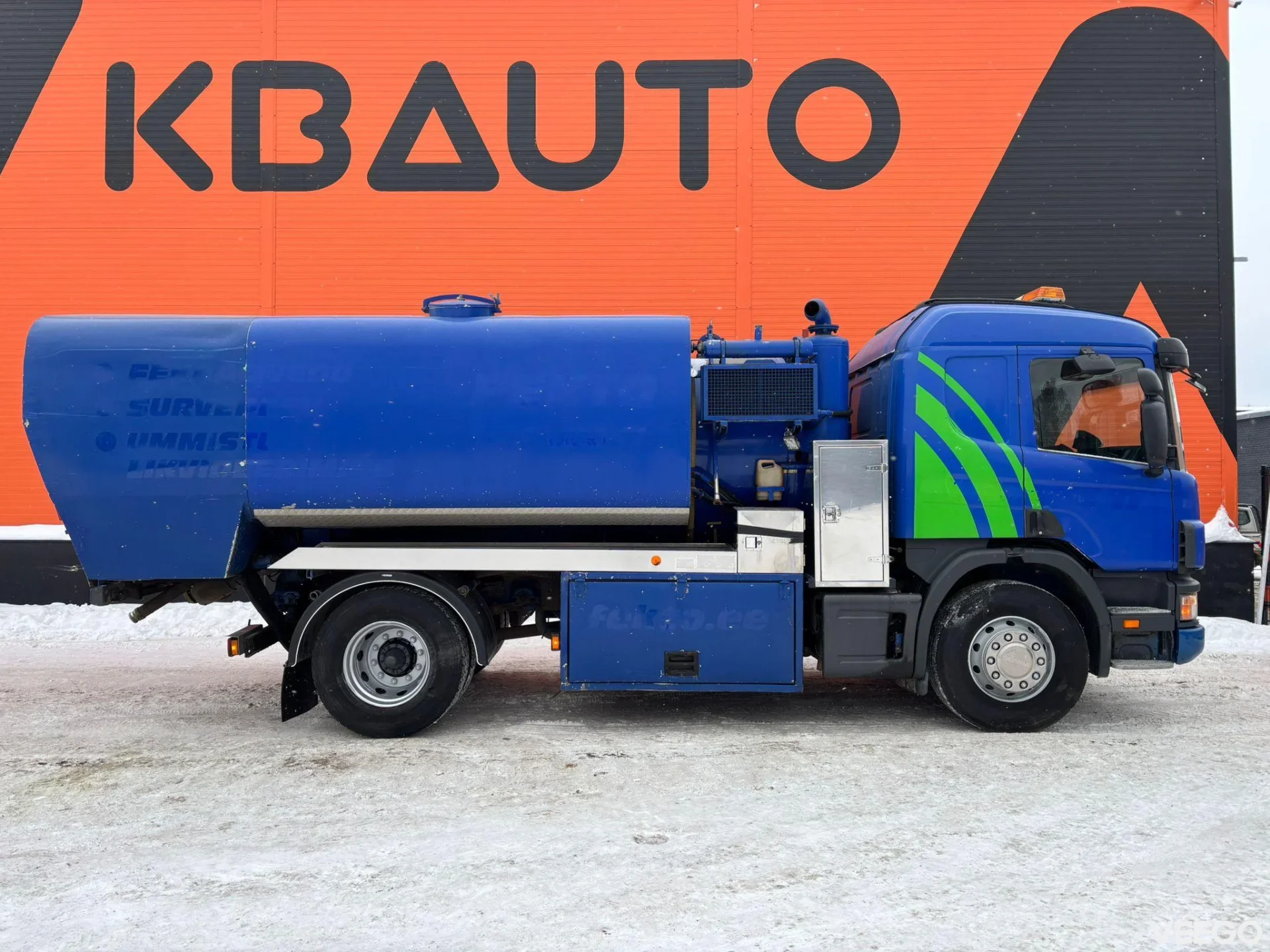 SCANIA P340 ADR TANK 7000 l / VACUUM Jurop PR200 / PRESSURE Pratissoli MS55 125 bar / 318 l/min 221kW