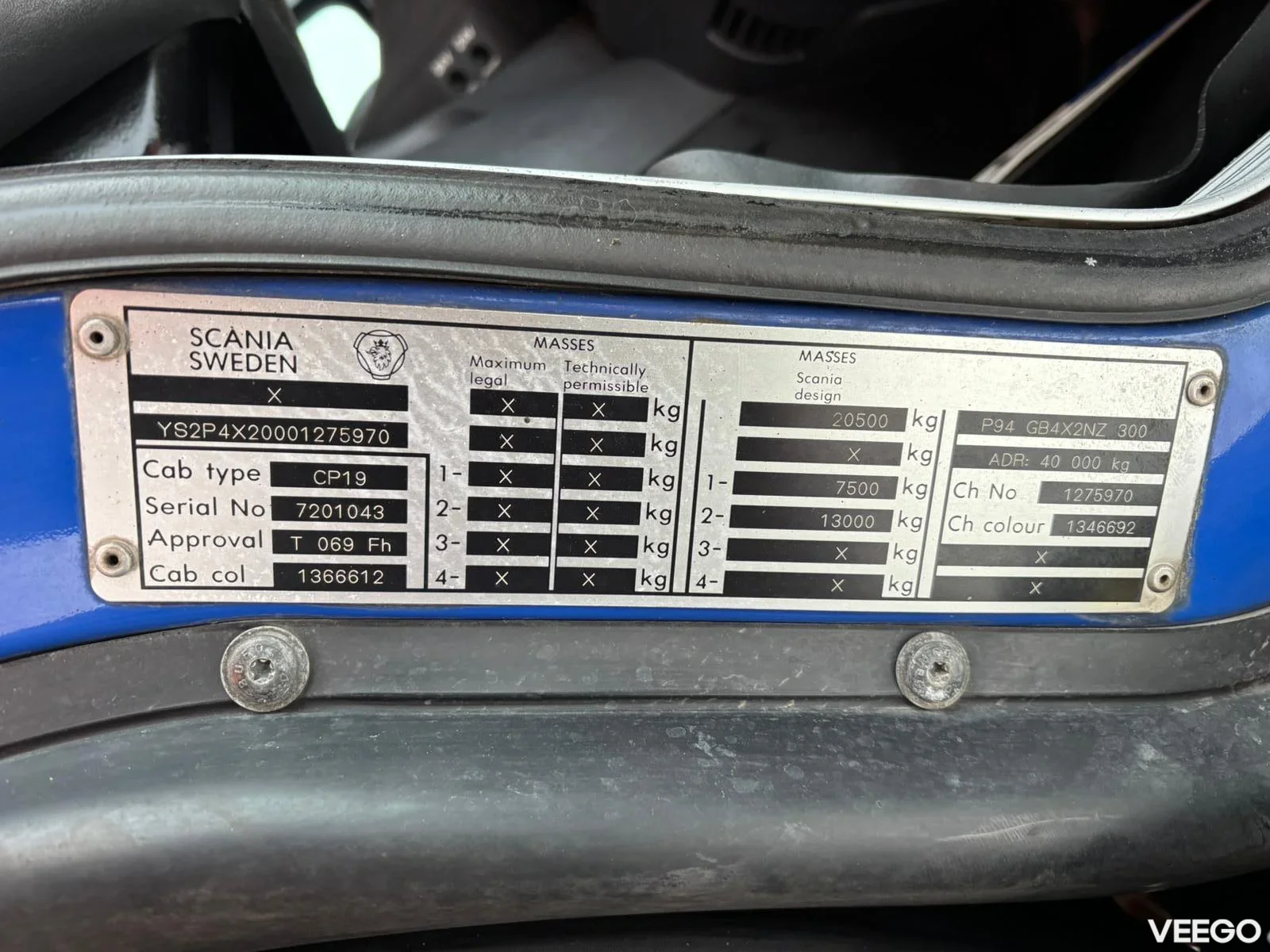 SCANIA P340 ADR TANK 7000 l / VACUUM Jurop PR200 / PRESSURE Pratissoli MS55 125 bar / 318 l/min 221kW