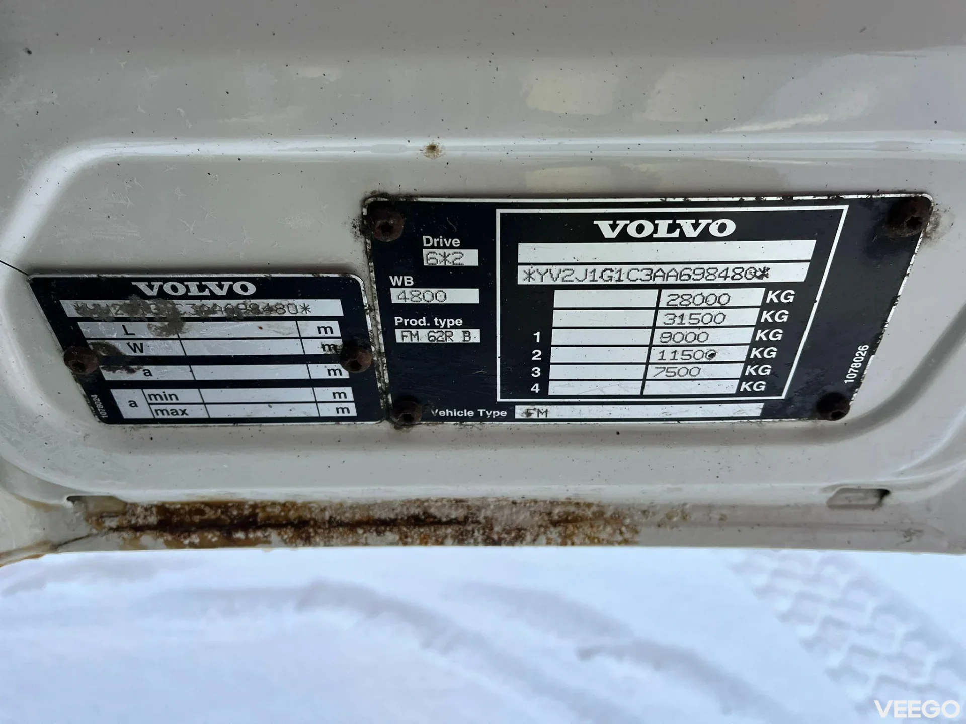 Volvo FM450 HMF 2420 K5 / PALIFT L=4750 mm 338kW