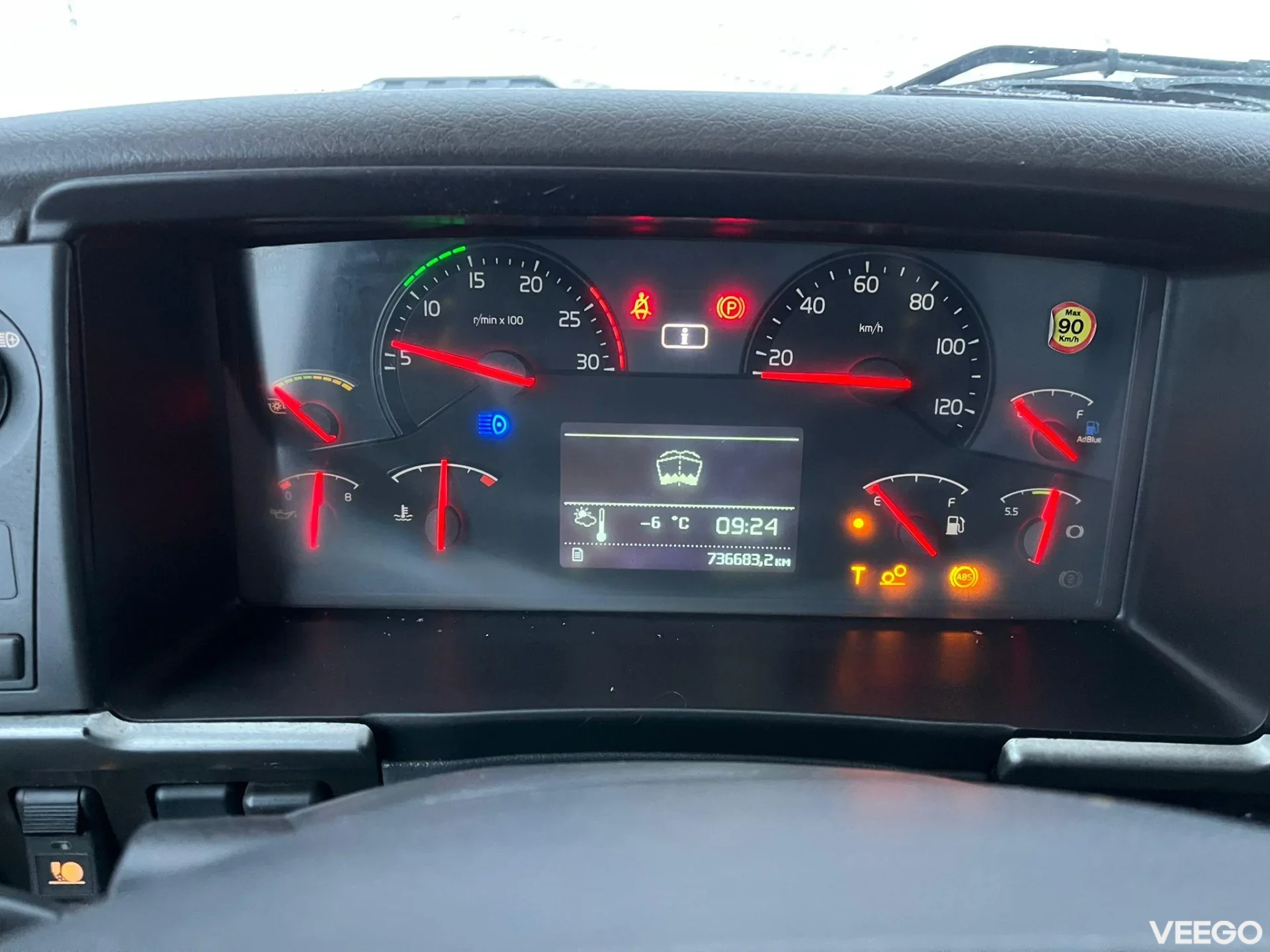 Volvo FM450 HMF 2420 K5 / PALIFT L=4750 mm 338kW