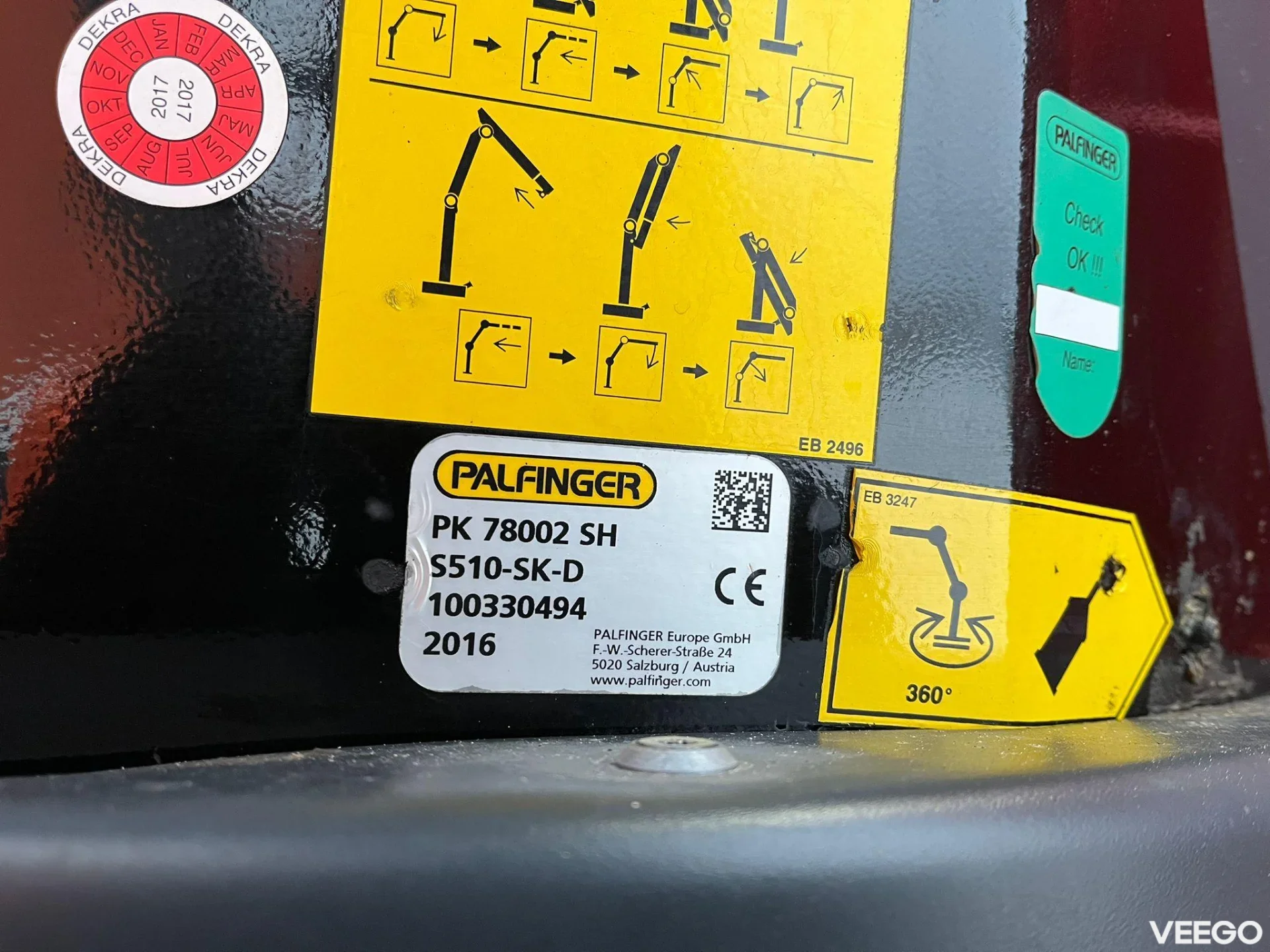 Volvo FH500 PK 78002 + JIB + WINCH / PLATFORM L=6676-8174 mm 375kW