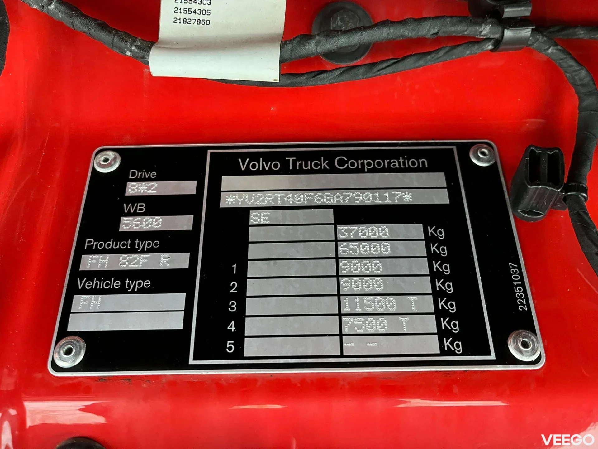 Volvo FH500 PK 78002 + JIB + WINCH / PLATFORM L=6676-8174 mm 375kW