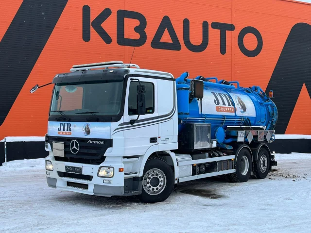 Image of Mercedes-Benz Actros Rolba ADR tank 13000 l / VACUUM Moro M9 / PRESSURE Pratissoli KF36 130 bar / 140 l/min 320kW