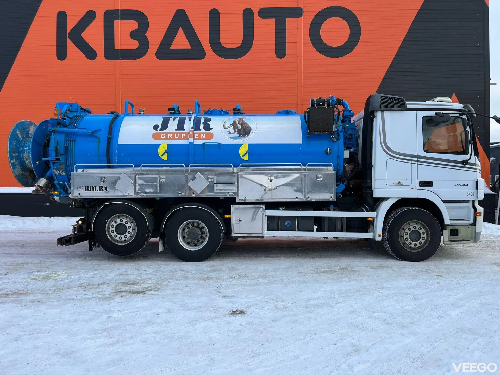 Mercedes-Benz Actros Rolba ADR tank 13000 l / VACUUM Moro M9 / PRESSURE Pratissoli KF36 130 bar / 140 l/min 320kW