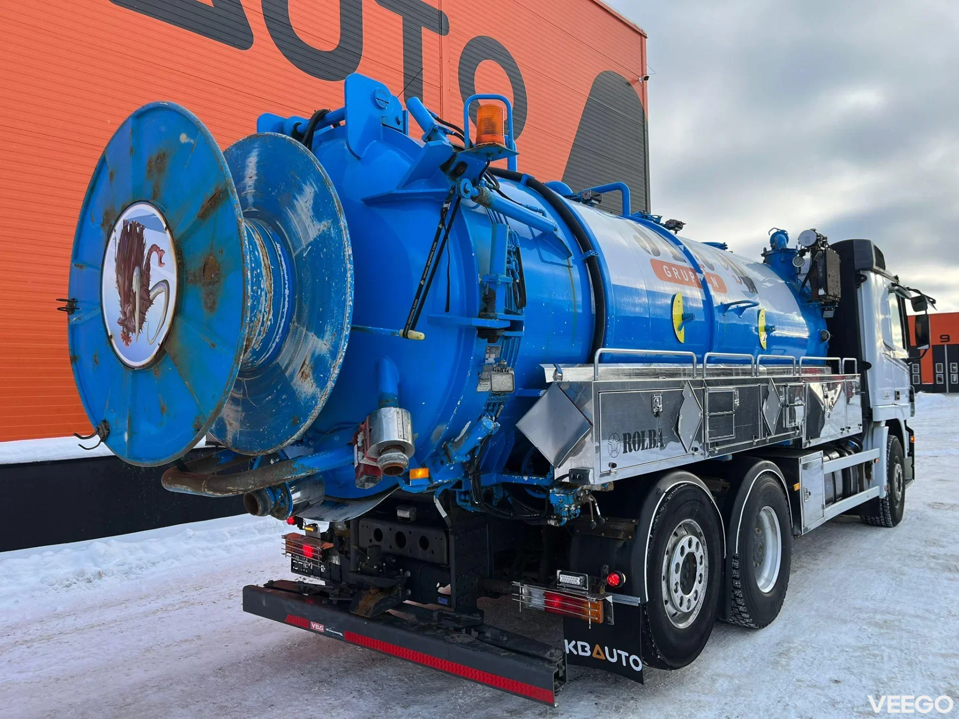 Mercedes-Benz Actros Rolba ADR tank 13000 l / VACUUM Moro M9 / PRESSURE Pratissoli KF36 130 bar / 140 l/min 320kW