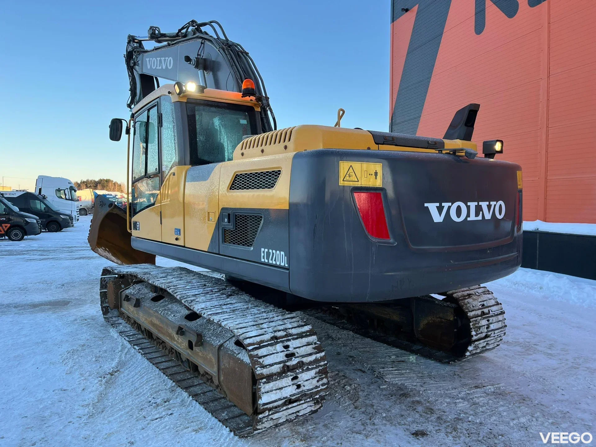 Volvo EC 250 DL ORIGINAL HOURS ! / ROTOTILT / CENTRAL LUBRICATION / AC  129kW