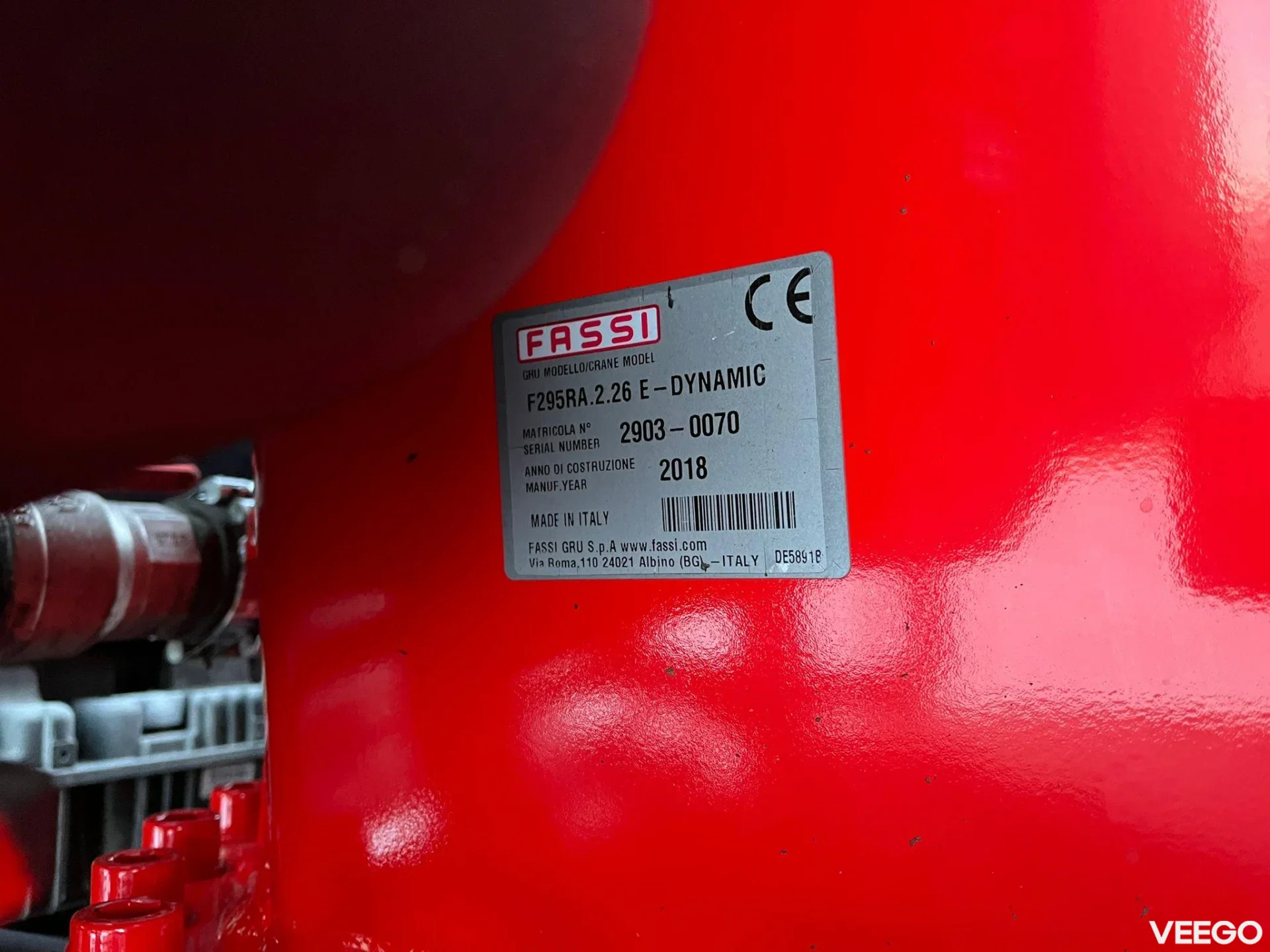 Mercedes-Benz Actros FASSI F295 / PLATFORM L=6482 mm 260kW