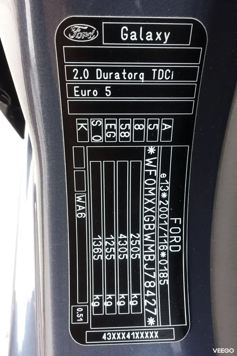 Ford Galaxy Titanium EU5 2 120kW