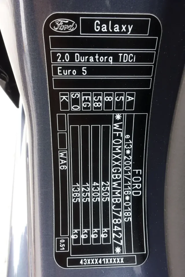 Image of Ford Galaxy Titanium EU5 2 120kW