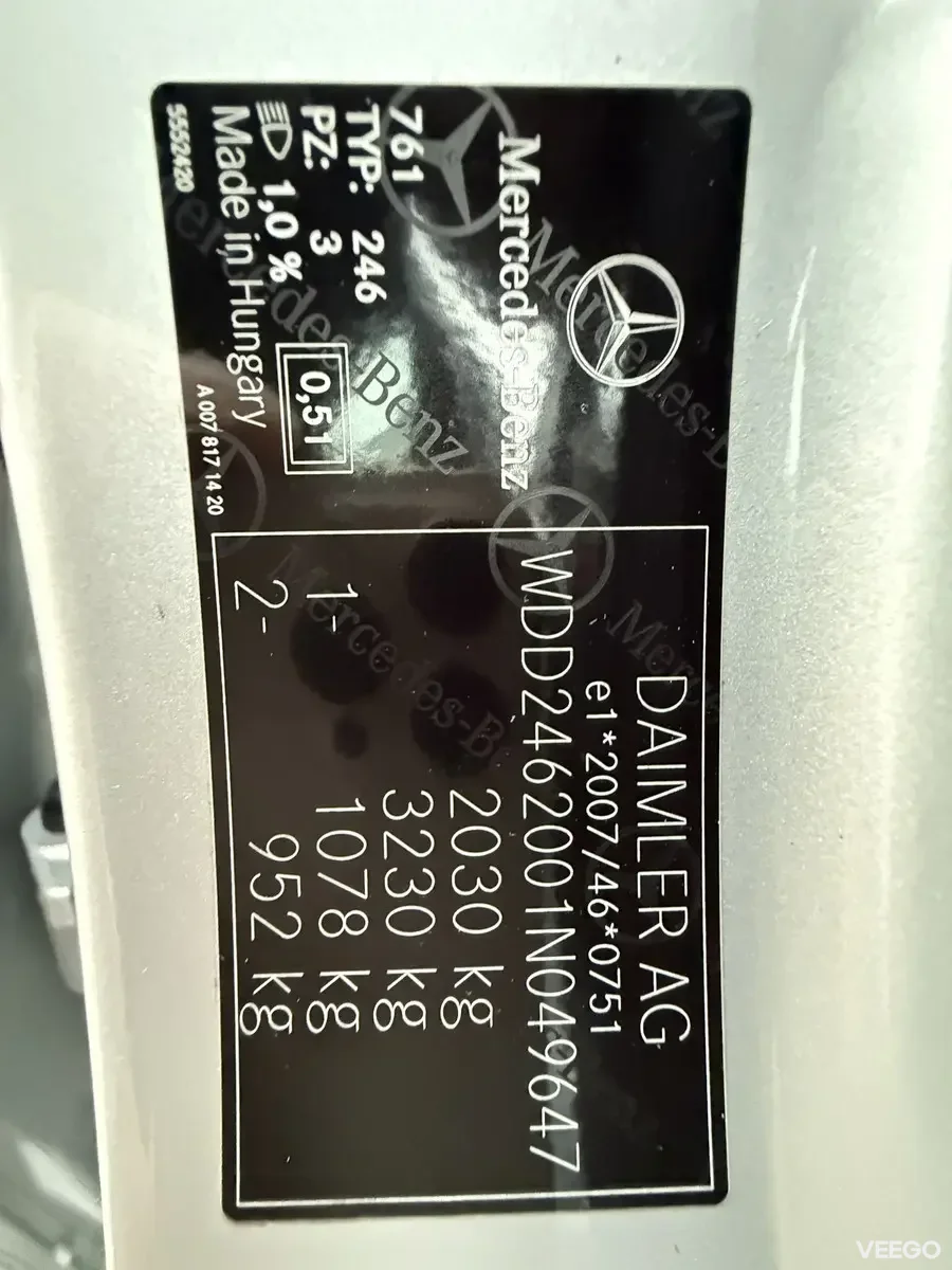 Mercedes-Benz B180 Sportpakett Facelift 1.8 80kW