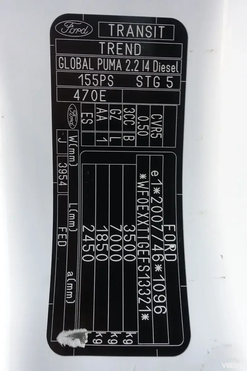 Ford Transit DOKA EU5 2.2 114kW